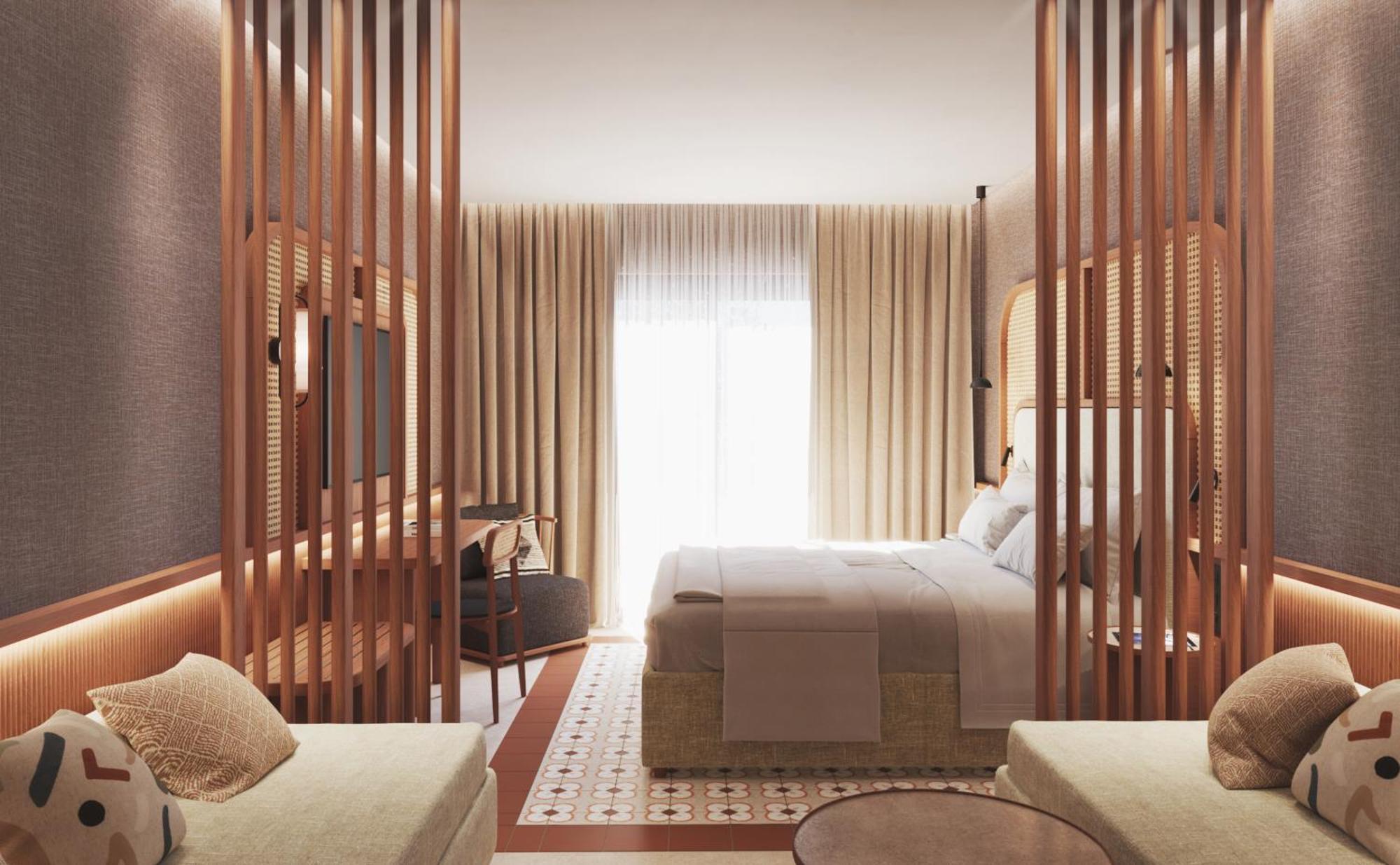 Sentido Apollo Palace Mesongi Ngoại thất bức ảnh A room at the hotel