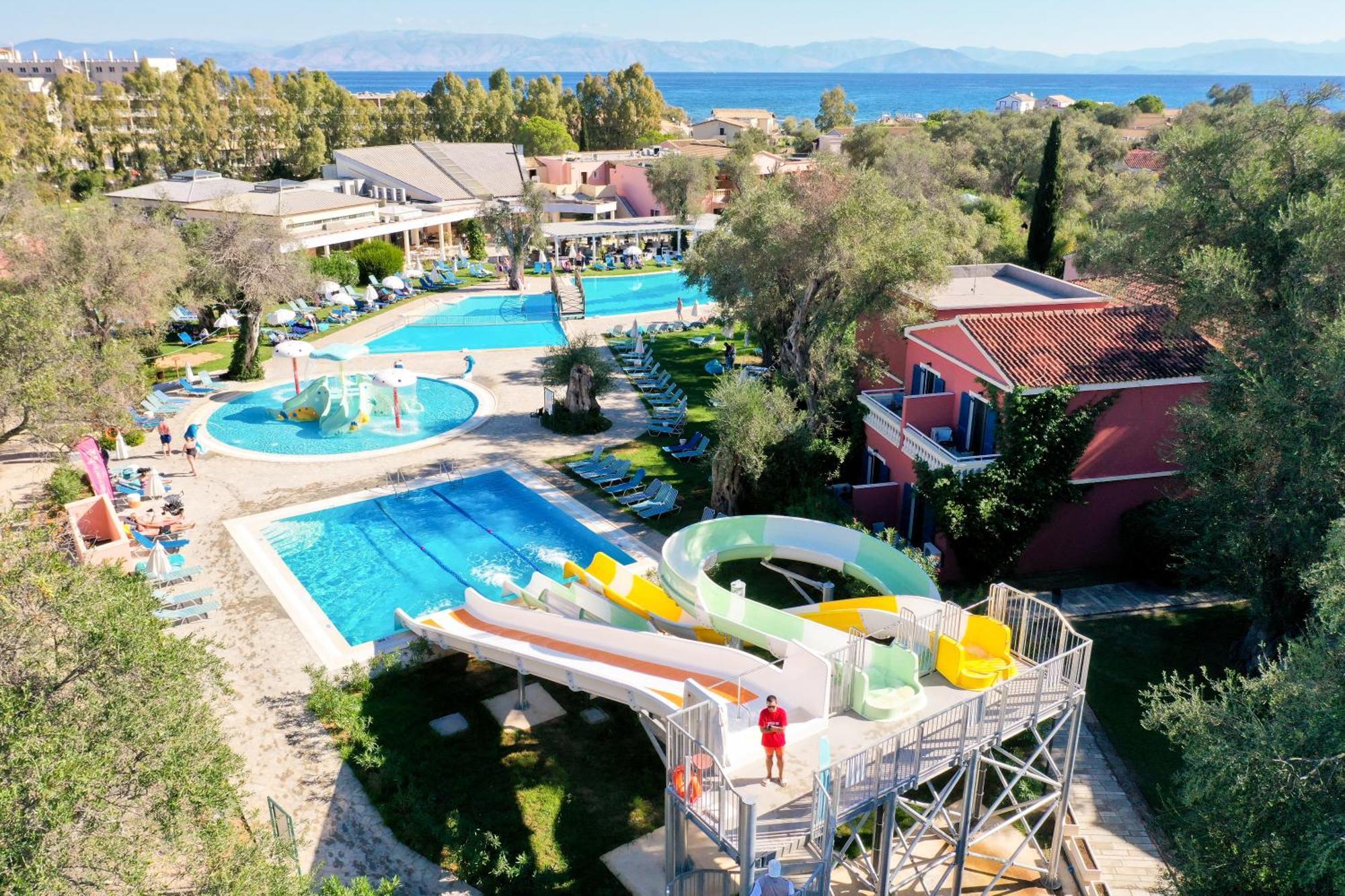 Sentido Apollo Palace Mesongi Ngoại thất bức ảnh Aerial view of the hotel